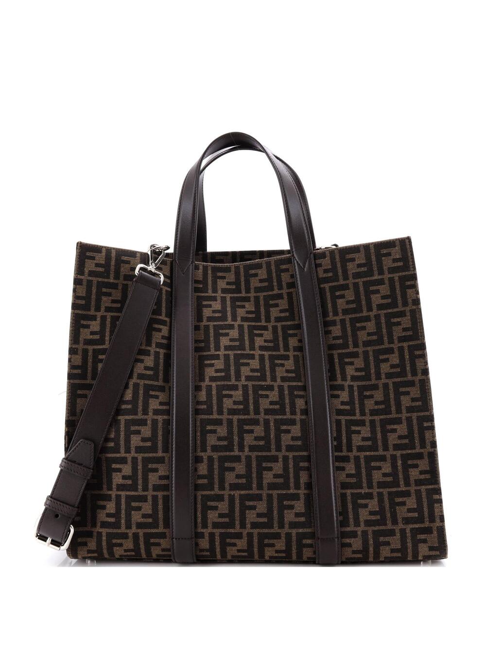 Fendi Convertible Open Tote Zucca #365657F16B